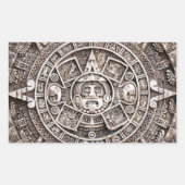 Sticker Rectangulaire Calendrier maya (Devant)