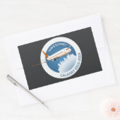 Sticker Rectangulaire Calgary hiver 2014 (Enveloppe)