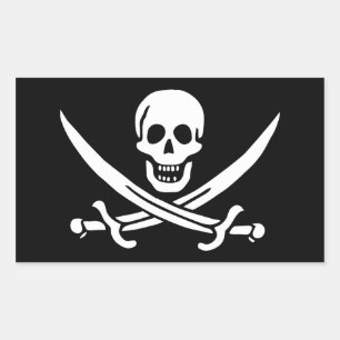 Sticker Rectangulaire Calico Jack
