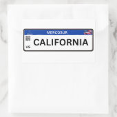 Sticker Rectangulaire California (Sac)
