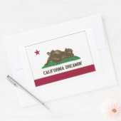 Sticker Rectangulaire California Dreamin (Enveloppe)