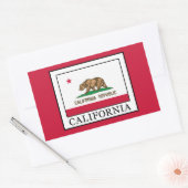 Sticker Rectangulaire Californie (Enveloppe)