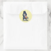 Sticker rectangulaire Californie Bear Golden State (Sac)