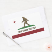 Sticker Rectangulaire Californie Bigfoot (Enveloppe)