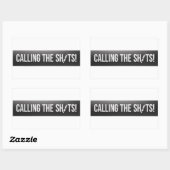 Sticker Rectangulaire Calling the Shots - Medical Professional (Feuille)