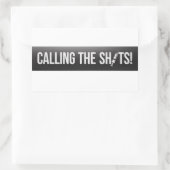 Sticker Rectangulaire Calling the Shots - Medical Professional (Sac)