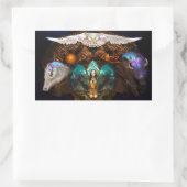 Sticker Rectangulaire Calling the Spirit Animals (Sac)