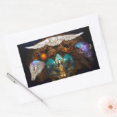 Sticker Rectangulaire Calling the Spirit Animals (Enveloppe)