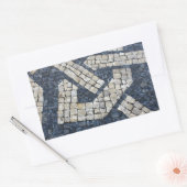Sticker Rectangulaire Calquée Portugaise, Portuguese Pavement (Enveloppe)