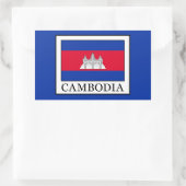 Sticker Rectangulaire Cambodge (Sac)