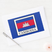 Sticker Rectangulaire Cambodge (Enveloppe)