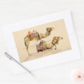 Sticker Rectangulaire Camels de Petra 2007 (Enveloppe)