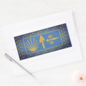 Sticker Rectangulaire Camino de Santiago (Enveloppe)
