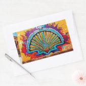 Sticker Rectangulaire Camino de Santiago (Enveloppe)