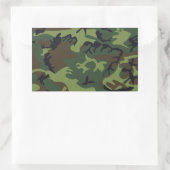 Sticker Rectangulaire Camion militaire de Green Forest (Sac)