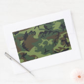 Sticker Rectangulaire Camion militaire de Green Forest (Enveloppe)