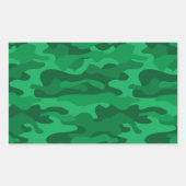 Sticker Rectangulaire Camo Monocolor Vert Espagnol (Devant)