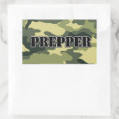 Sticker Rectangulaire Camo Prepper (Sac)