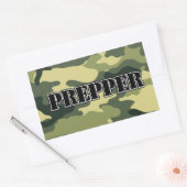 Sticker Rectangulaire Camo Prepper (Enveloppe)