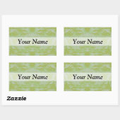 Sticker Rectangulaire Camo vert (Feuille)