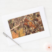 Sticker Rectangulaire Camouflage de Fall Forest Bush (Enveloppe)