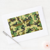 Sticker Rectangulaire Camouflage des bois (Enveloppe)