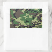 Sticker Rectangulaire Camouflage militaire (Sac)