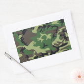 Sticker Rectangulaire Camouflage militaire (Enveloppe)