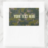 Sticker Rectangulaire Camouflage militaire (Sac)