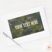 Sticker Rectangulaire Camouflage militaire (Enveloppe)