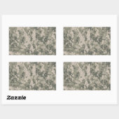 Sticker Rectangulaire camouflage numérique (Feuille)