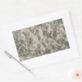 Sticker Rectangulaire camouflage numérique (Enveloppe)
