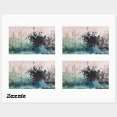 STICKER RECTANGULAIRE CAMPAGNE DE MAREMMA TERRE TOSCANE (Feuille)