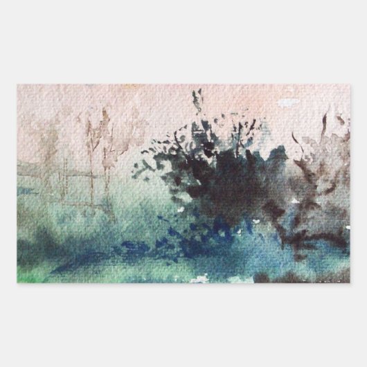 STICKER RECTANGULAIRE CAMPAGNE DE MAREMMA TERRE TOSCANE (Devant)