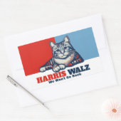 Sticker Rectangulaire Campagne Harris Walz (Enveloppe)