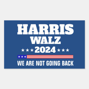 Sticker Rectangulaire Campagne Harris Walz 2024