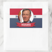 STICKER RECTANGULAIRE CAMPAGNE JOHN HICKENLOOPER (Sac)