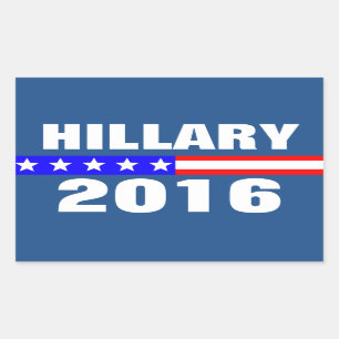 Sticker Rectangulaire Campagne présidentielle Hillary 2016