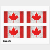 Sticker Rectangulaire Canada (Feuille)
