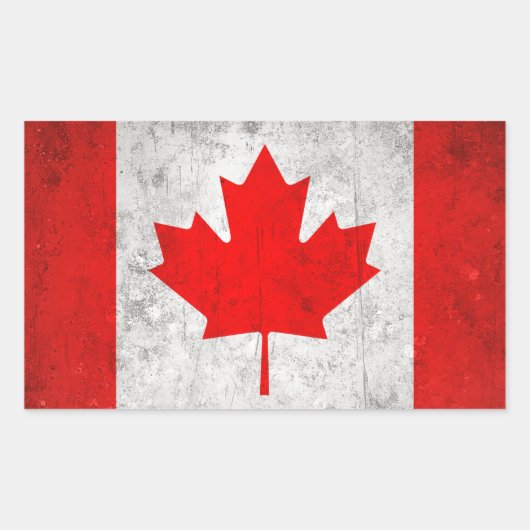 Sticker Rectangulaire Canada (Devant)
