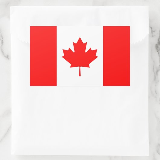 STICKER RECTANGULAIRE CANADA (Sac)
