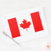 STICKER RECTANGULAIRE CANADA (Enveloppe)