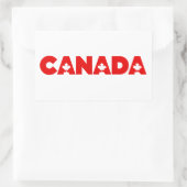 Sticker Rectangulaire Canada (Sac)