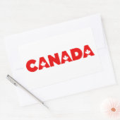 Sticker Rectangulaire Canada (Enveloppe)