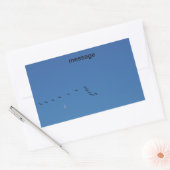 Sticker Rectangulaire Canadian geese (Enveloppe)