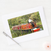 STICKER RECTANGULAIRE CANAL NARROWBOATS (Enveloppe)