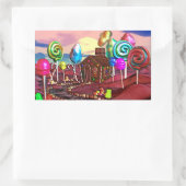 Sticker Rectangulaire Candyland (Sac)