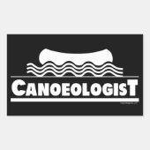 Sticker Rectangulaire Canoéologue (Devant)