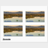 Sticker Rectangulaire Canot Alaska (Feuille)