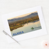 Sticker Rectangulaire Canot Alaska (Enveloppe)